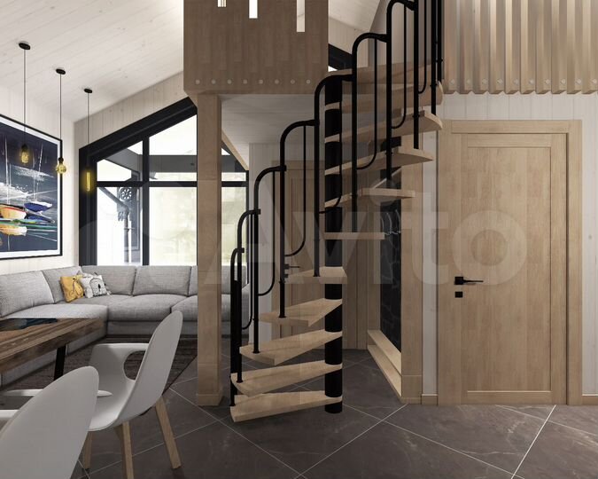 Коттедж 110 м² на участке 30 сот.