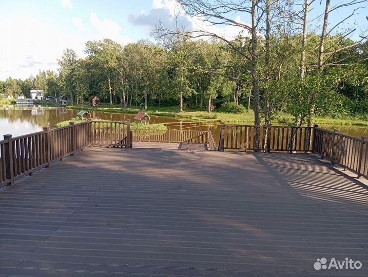 Ограждение для террасы из дпк