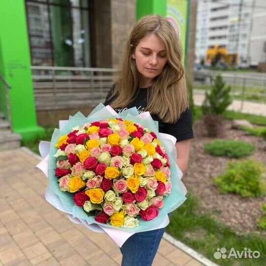 Букет роз доставка по городу