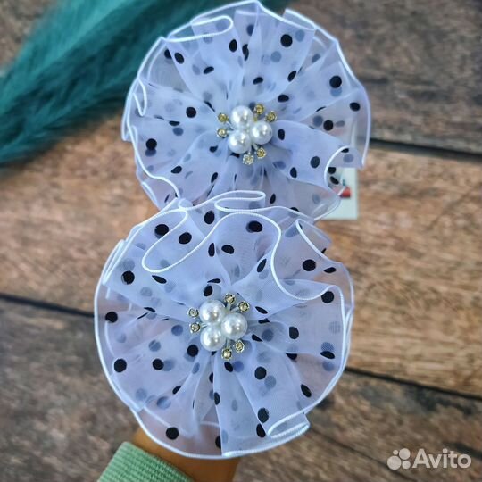 Бантики для волос ручной работы