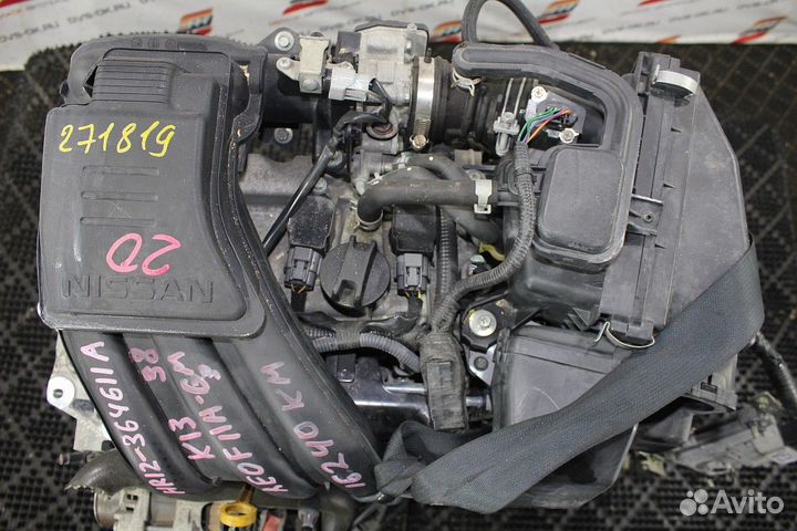 Двигатель nissan HR12DE, 1200 куб.см Контрактная