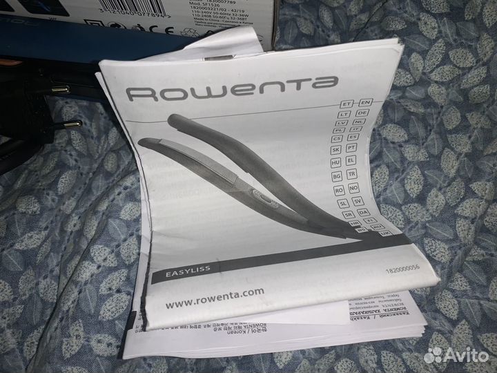 Выпрямитель для волос rowenta