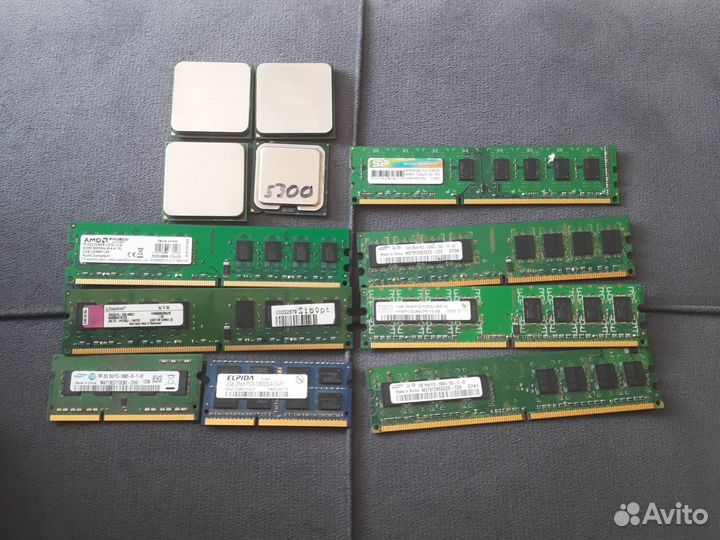 Оперативная память ddr2,ddr3, процесоры