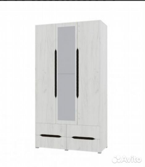 Шкаф 3 ств 4 ящика Вега горизонт