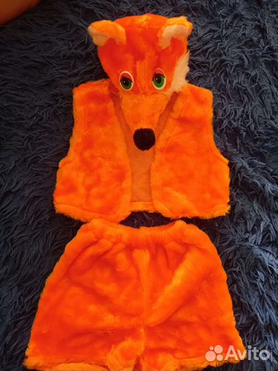 Новогодний костюм лисички 110см