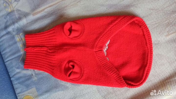 Кофта вязаная для собак