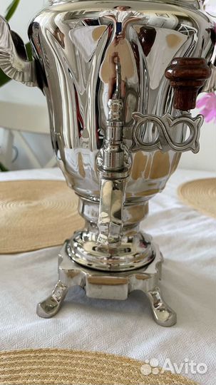 Самовар новый Тульский электрический 1,5 л