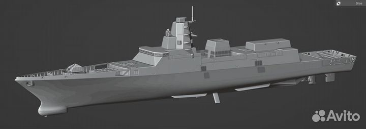 Модель фрегата проект 22350