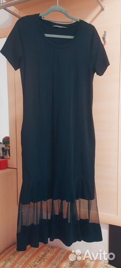 Платье трикотажное женское 48