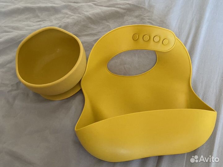 Силиконовая детская посуда