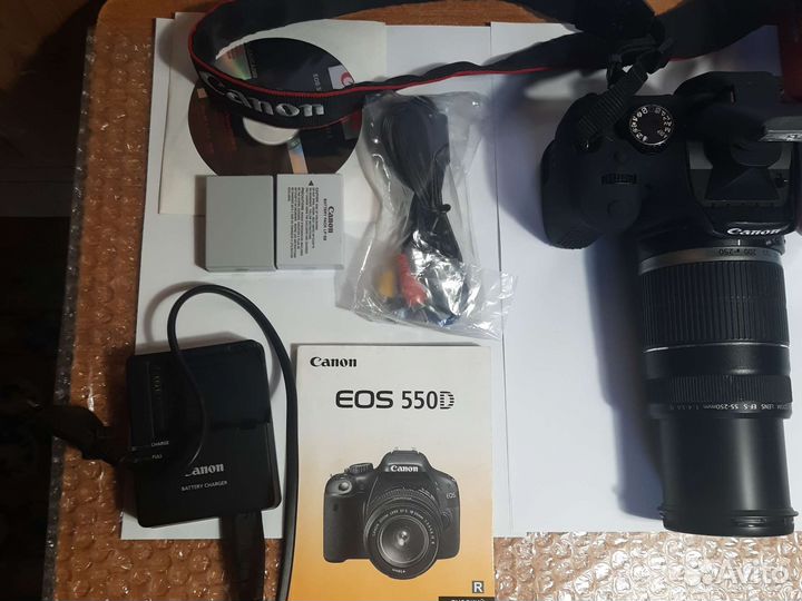 Canon 550d +55-250мм