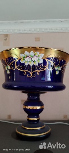 Вазы и бокалы bohemia, Чехия. Оригинал