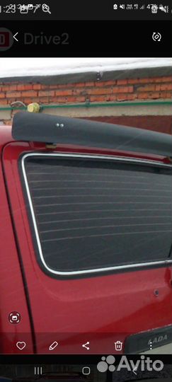 Задний сполер на ниву