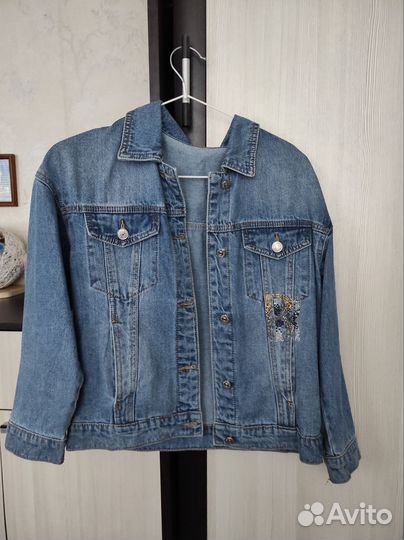 Джинсовая куртка для девочки