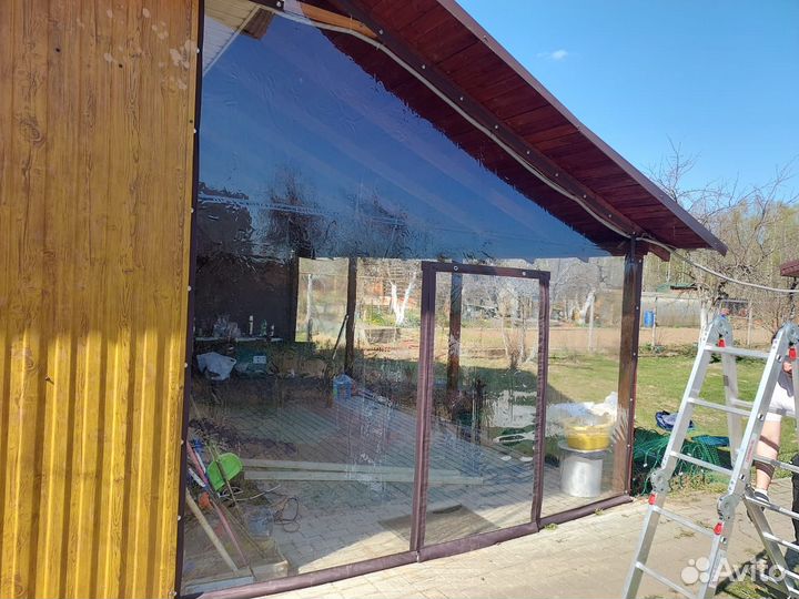 Мягкие окна с креплением молния