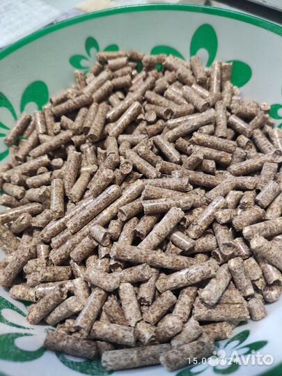 Пеллета из кукурузной кочерыжки