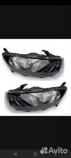Передние фары granta fl