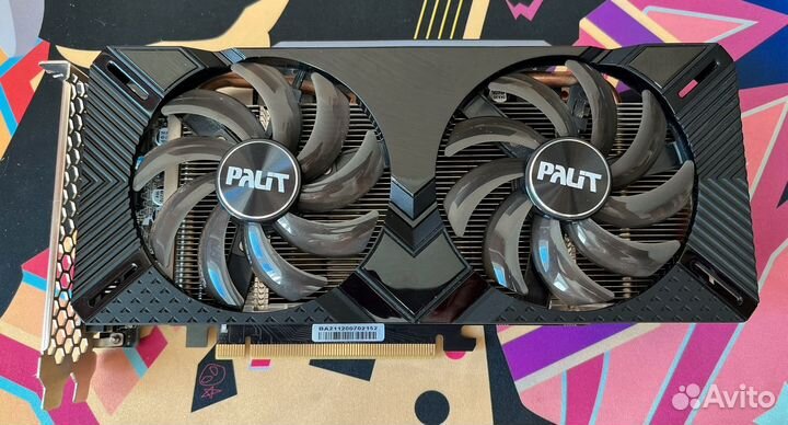 Видеокарта Palit GTX 1660 super GamingPro OC