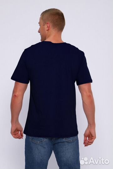 Футболка Wanted - темно-синий. Оптом