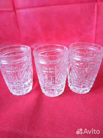 Хрустальные стаканы СССР