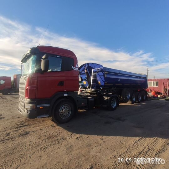 Scania G380 с полуприцепом, 2008