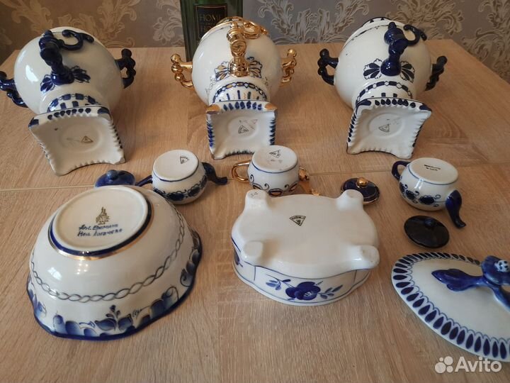 Гжель СССР самовары
