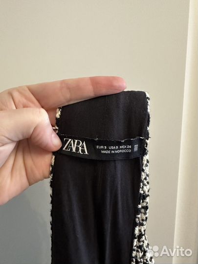 Твидовый сарафан zara