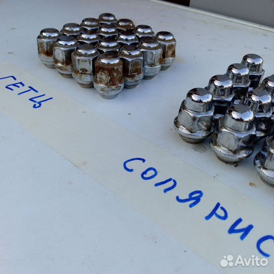 Гайки колесные для hyundai