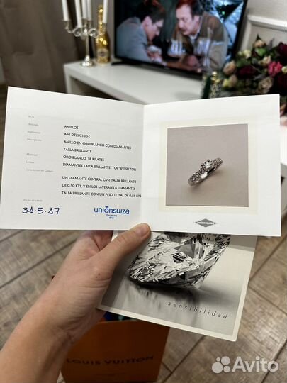 Кольцо с Бриллиантами 1,08 карат