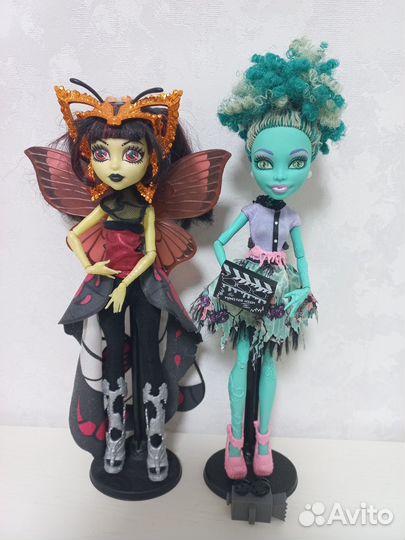Куклы Монстер Хай Луна Мэтьюс и Хани Свомп