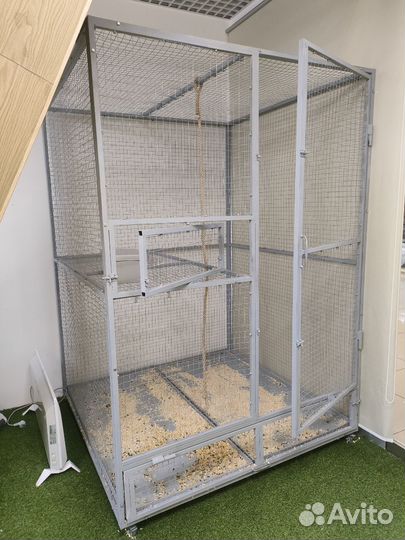 Вольер для птиц попугая