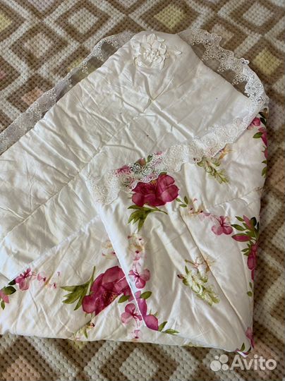 Конверт на выписку для девочки весна осень