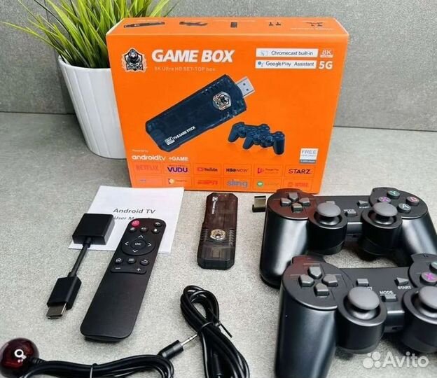 Игровая приставка Game Box 8K + Android Smart TV