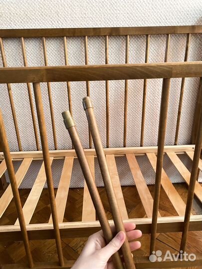 Детская кроватка Машенька качалка+колесо