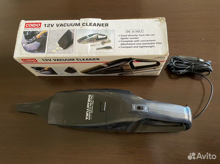 Автомобильный пылесос Coido