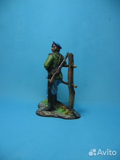 Оловянная миниатюра.Донской казак. 54мм