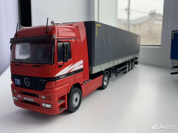 1:43 сцепки. евро тягачи mercedes/ man