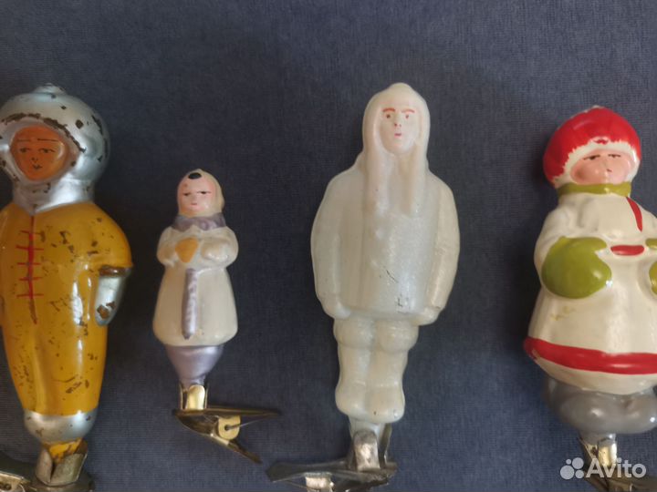 Елочные игрушки СССР на прищепке