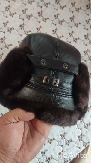 Мужская меховая шапка Ушанка