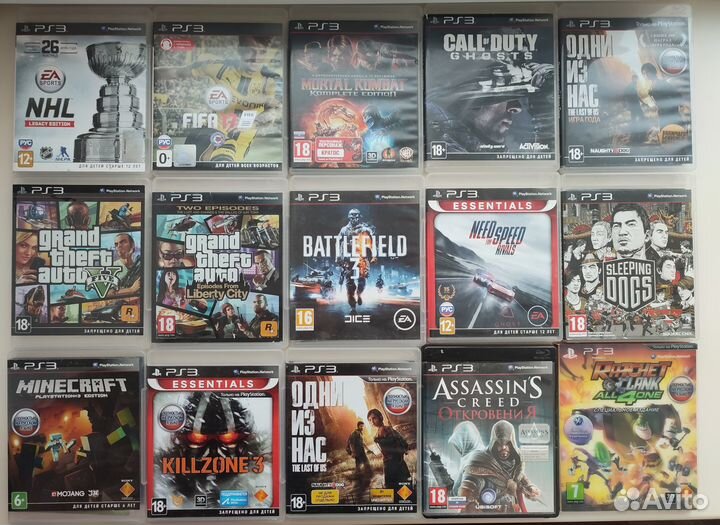 Игры для Sony PlayStation 3 PS3