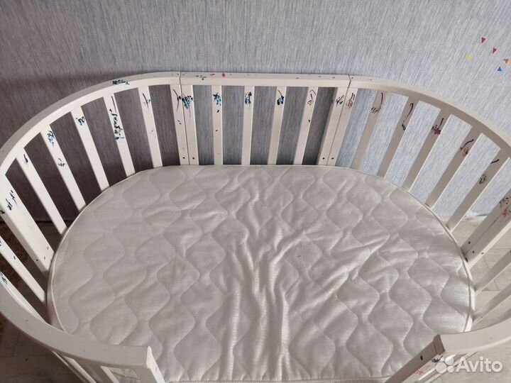 Детская кроватка 6в1 кровать трансформер