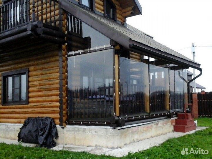 Мягкие окна безрамное остекление