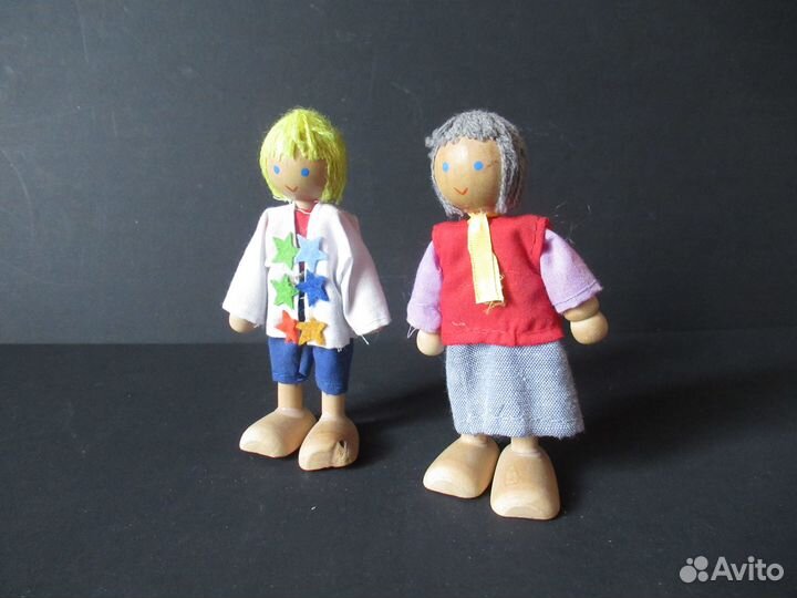 Деревянные куклы из серии 