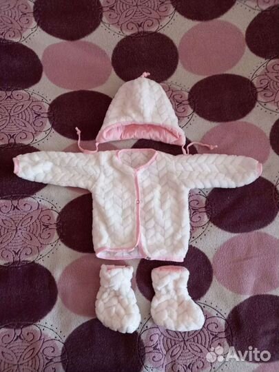 Конверт на выписку для девочки зима