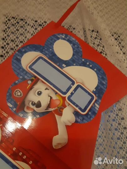 Растяжка С днем рождения (щенячий патруль)