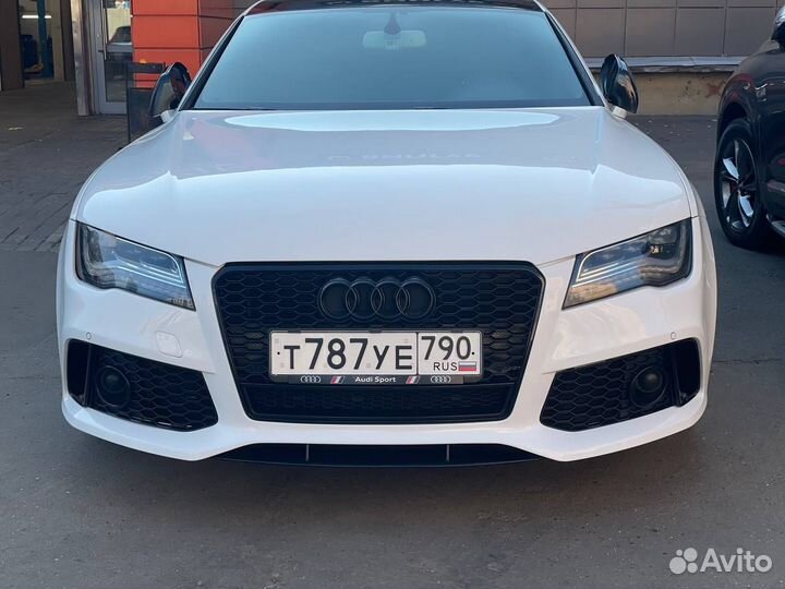 Бампер стиль Audi RS7 A7 4G дорестайл