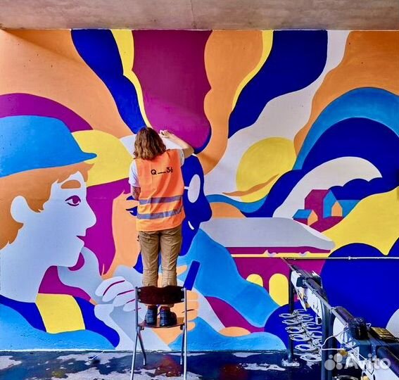 Граффити оформление, роспись стен