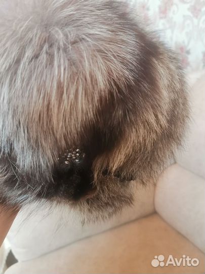 Шапка женская из песца