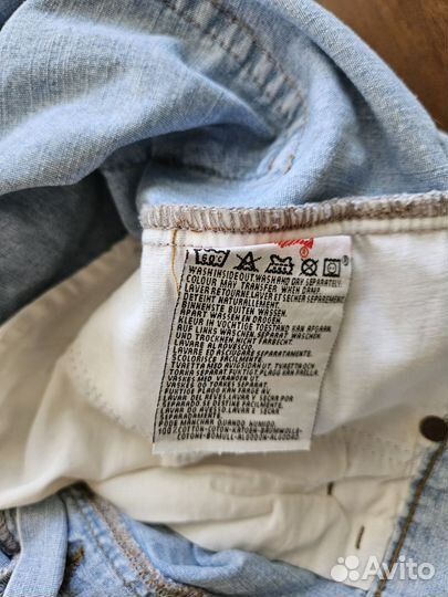 Джинсовые шорты(бриджи) levis 501 vintage usa