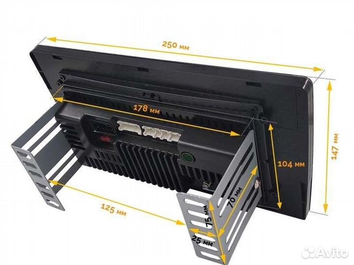 Магнитола Android 10 дюймов универсальная 2din